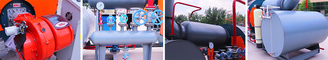 skid mounted oil gas steam boiler 7